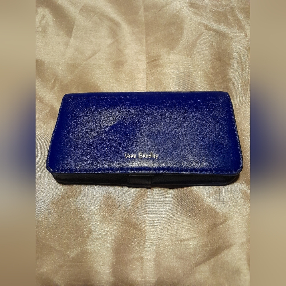 Vera Bradley wallet leather.